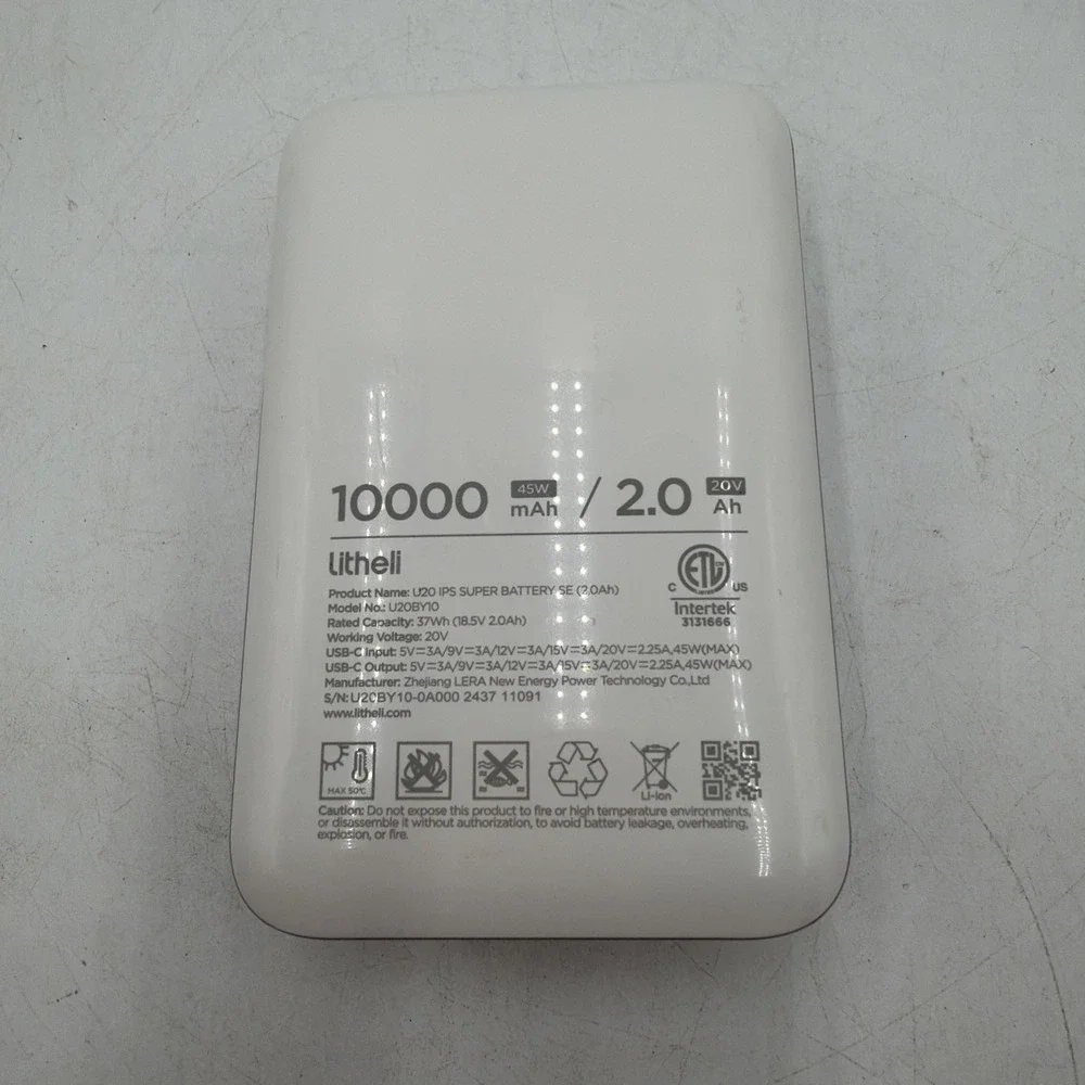 Litheli U20 IPS Super Battery SE 2.0Ah 10000mAh U20BY10